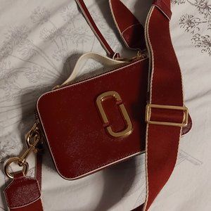 Marc Jacobs The Sure Shot Camera Bag Burgundy